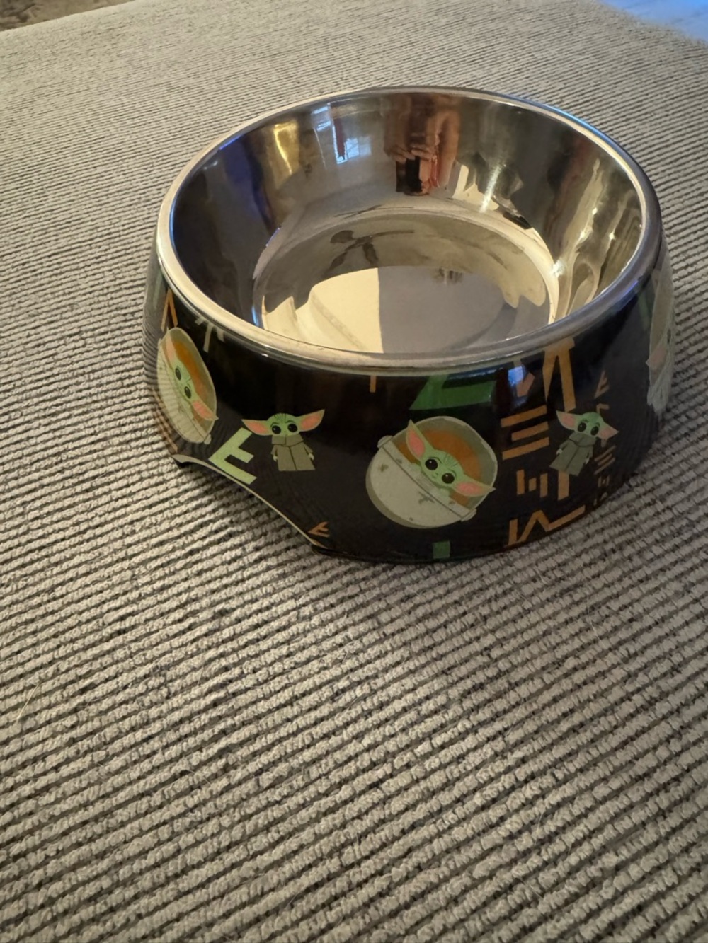 Baby Yoda Stainless Steel Pet Bowl from Chewy